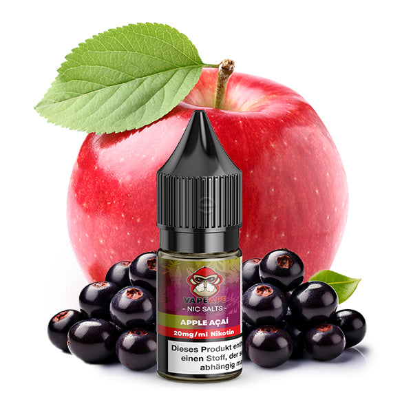 VAPEAPE Apple Acai Nikotinsalz Liquid 10 ml