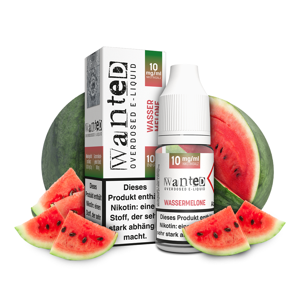 WANTED Wassermelone Nikotinsalz Liquid 10ml