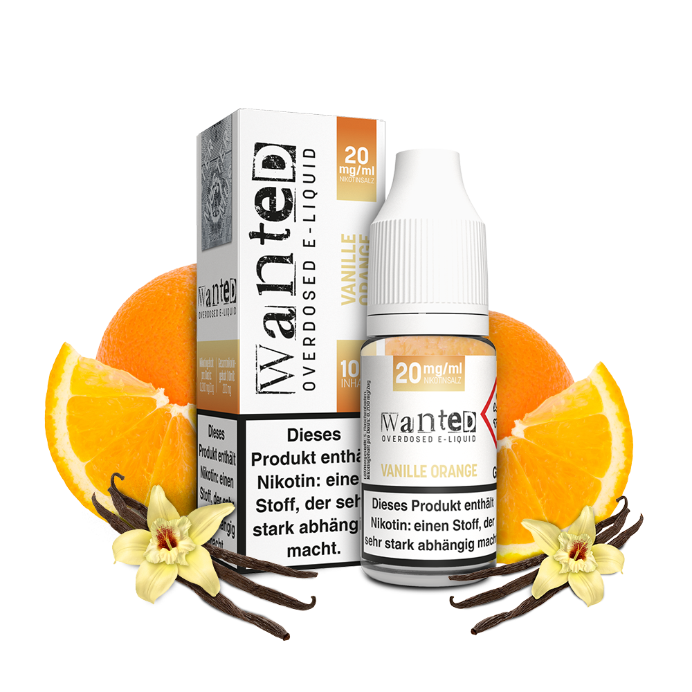 WANTED Vanille Orange Liquid 10ml