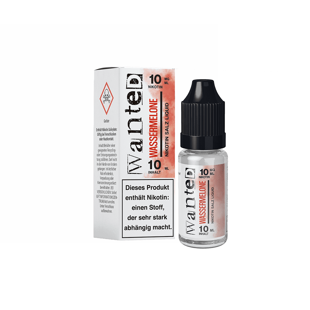 WANTED Wassermelone Nikotinsalz Liquid 10ml