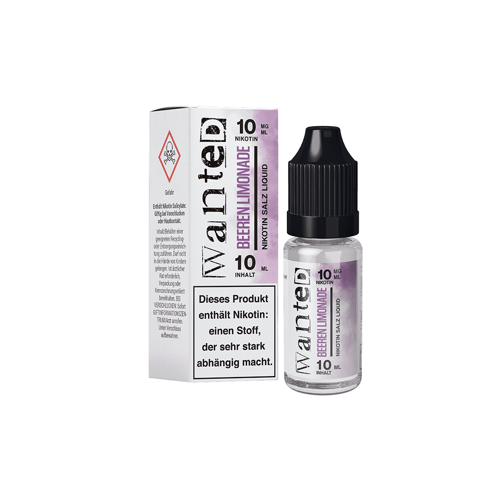 WANTED Beeren Limonade Nikotinsalz Liquid 10ml