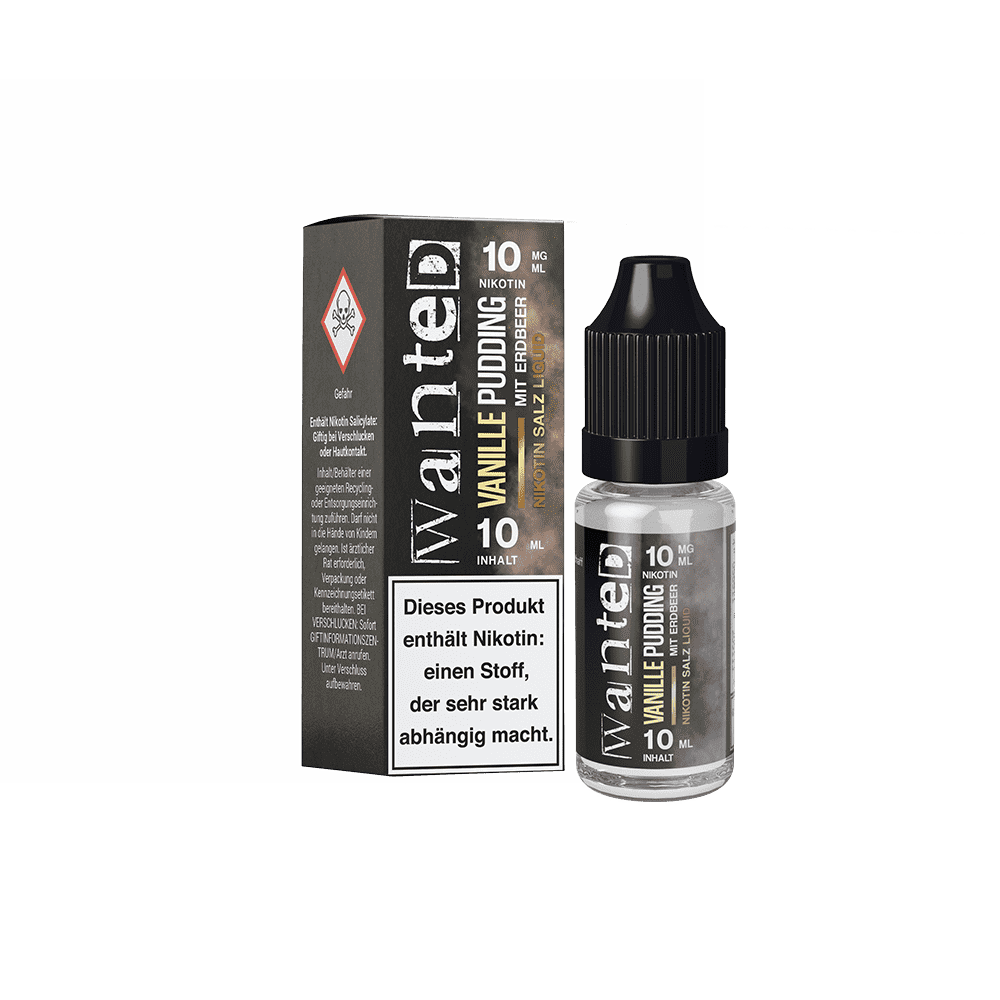 WANTED Vanillepudding mit Erdbeer Nikotinsalz 10ml