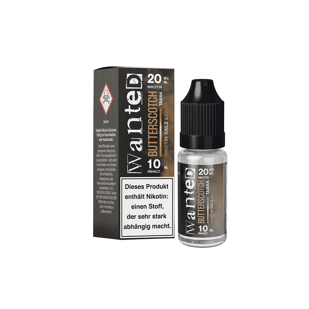 WANTED Butterscotch Tabak Nikotinsalz 10ml