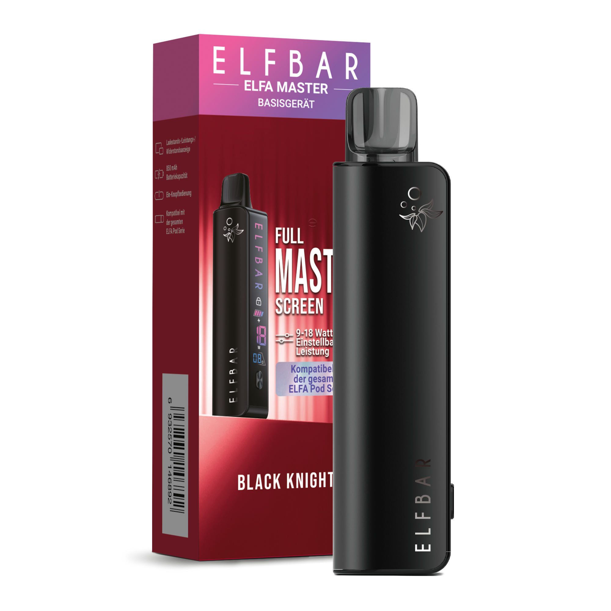 Elfbar Elfa Master 850mAh - Black Knight