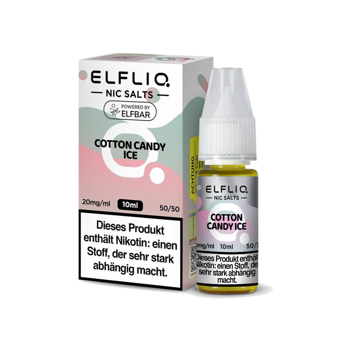 ELFBAR ELFLIQ Cotton Candy Ice Nikotinsalz Liquid 10 ml