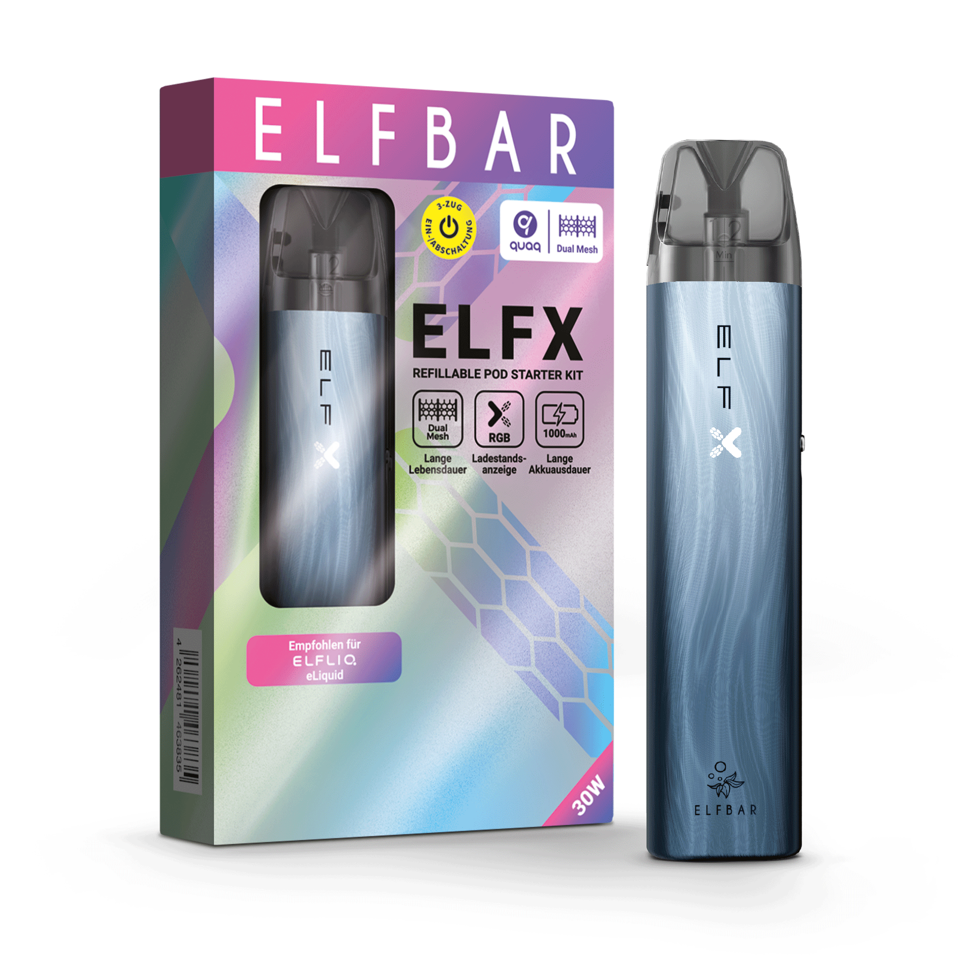 Elfbar ELFX Refillable Kit - Dark sea