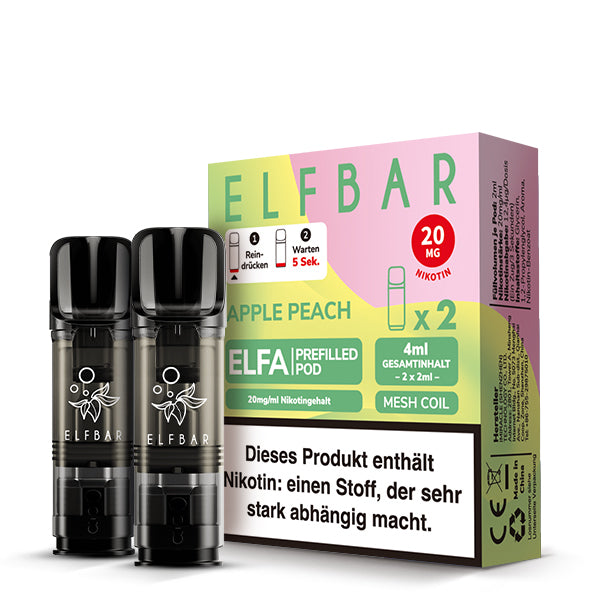 Elfbar Elfa Pod - Apple Peach