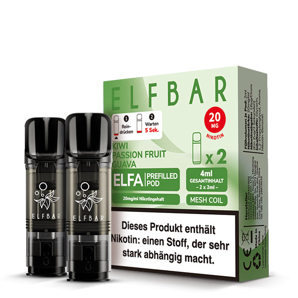 Elfbar Elfa Pod - Kiwi Passionsfruit Guava