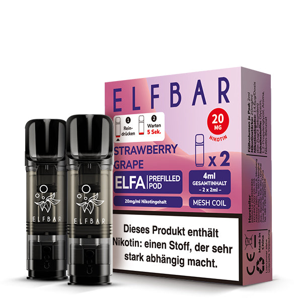 Elfbar Elfa Pod - Strawberry Grape