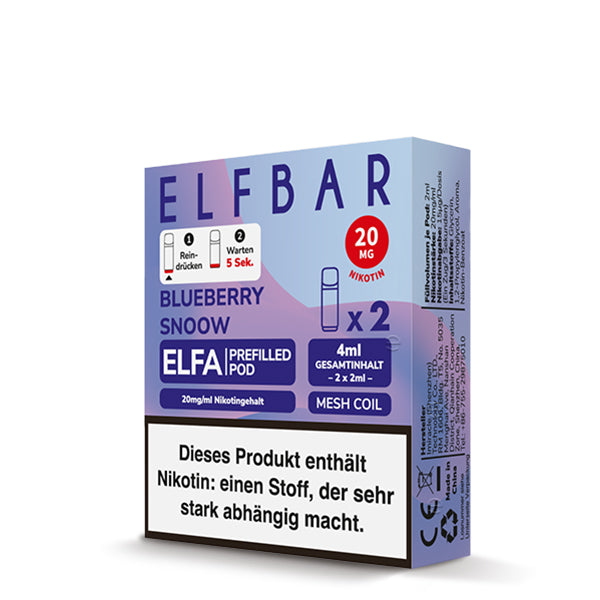 Elfbar Elfa Pod - Blueberry Snoow