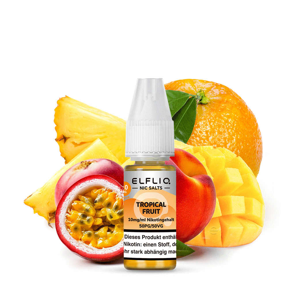 ELFBAR ELFLIQ Tropical Fruit Nikotinsalz Liquid 10 ml