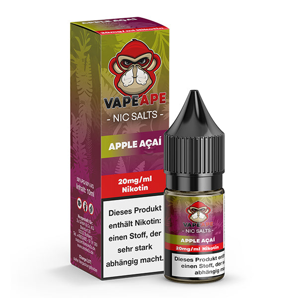 VAPEAPE Apple Acai Nikotinsalz Liquid 10 ml