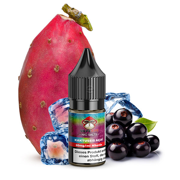 VAPEAPE Kaktuseis Acai Nikotinsalz Liquid 10 ml