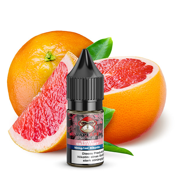 VAPEAPE Sweet Grapefruit Nikotinsalz Liquid 10 ml