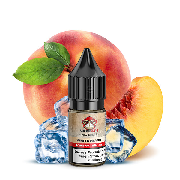 VAPEAPE White Peach Nikotinsalz Liquid 10 ml